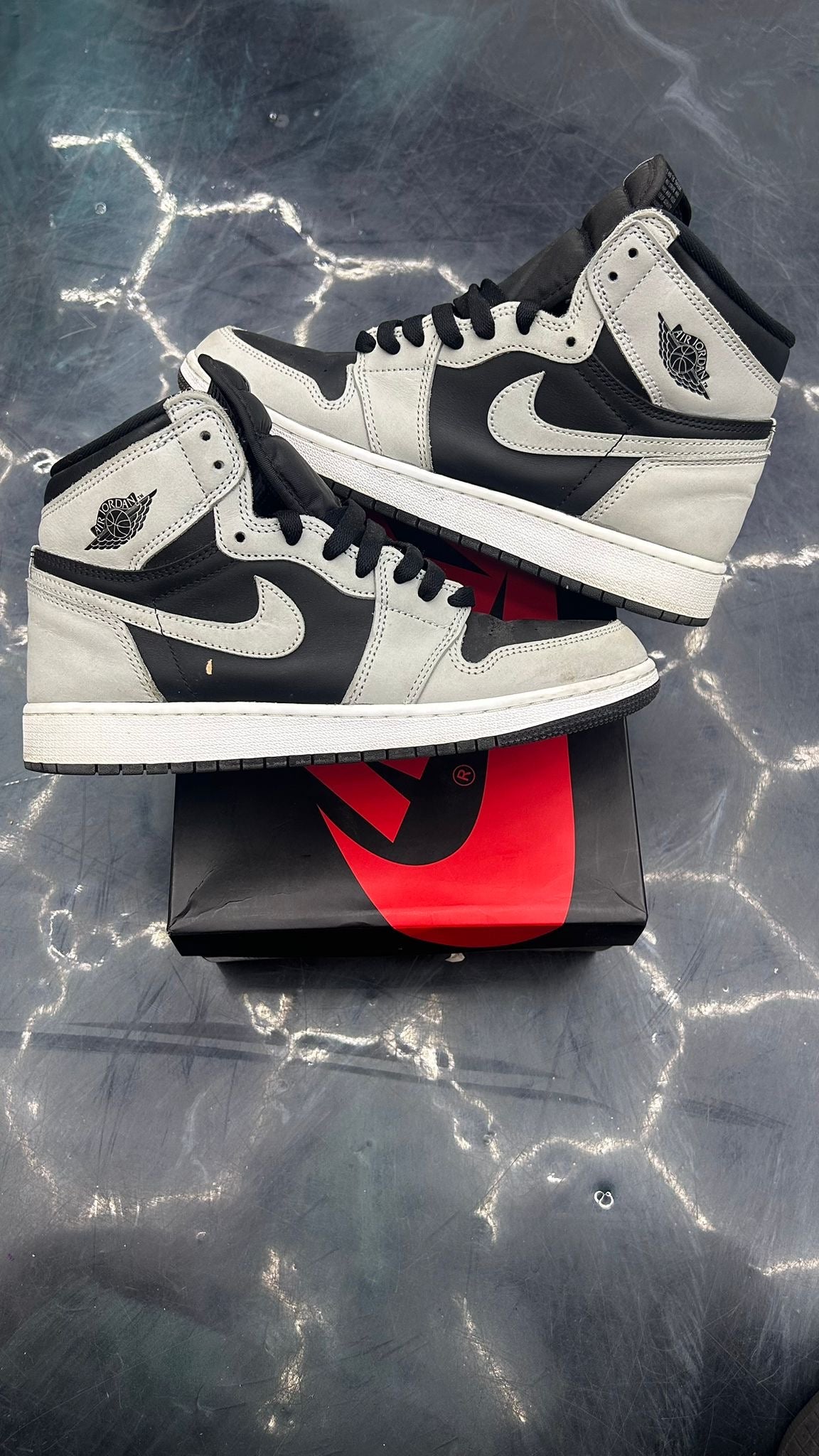 JORDAN 1 RETRO HIGH SHADOW 2.0 GS PRE OWNED SIZE 7Y