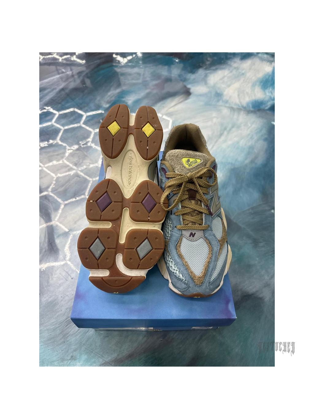 NEW BALANCE 9060 BODEGA AGE PF DISCOVERY PRE OWNED SIZE 8