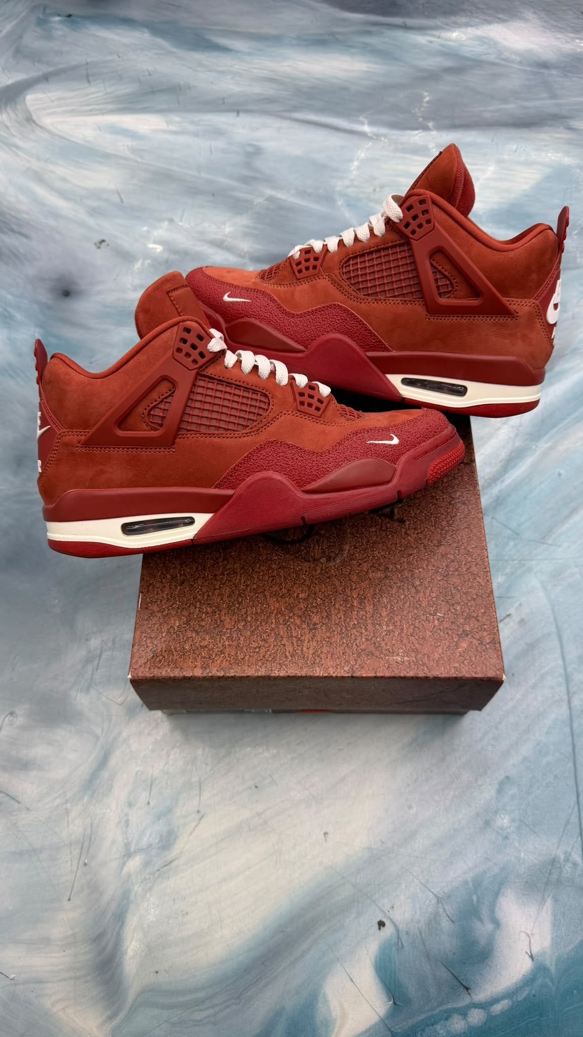 JORDAN 4 RETRO NIGEL SYLVESTER BRICK BY BRICK PRE OWNED SIZE 9