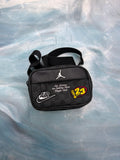 NIKE JORDAN CROSSBODY BAG BLACK MONOGRAM