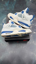 JORDAN 4 RETRO MILITARY BLUE PRE OWNED SIZE 10