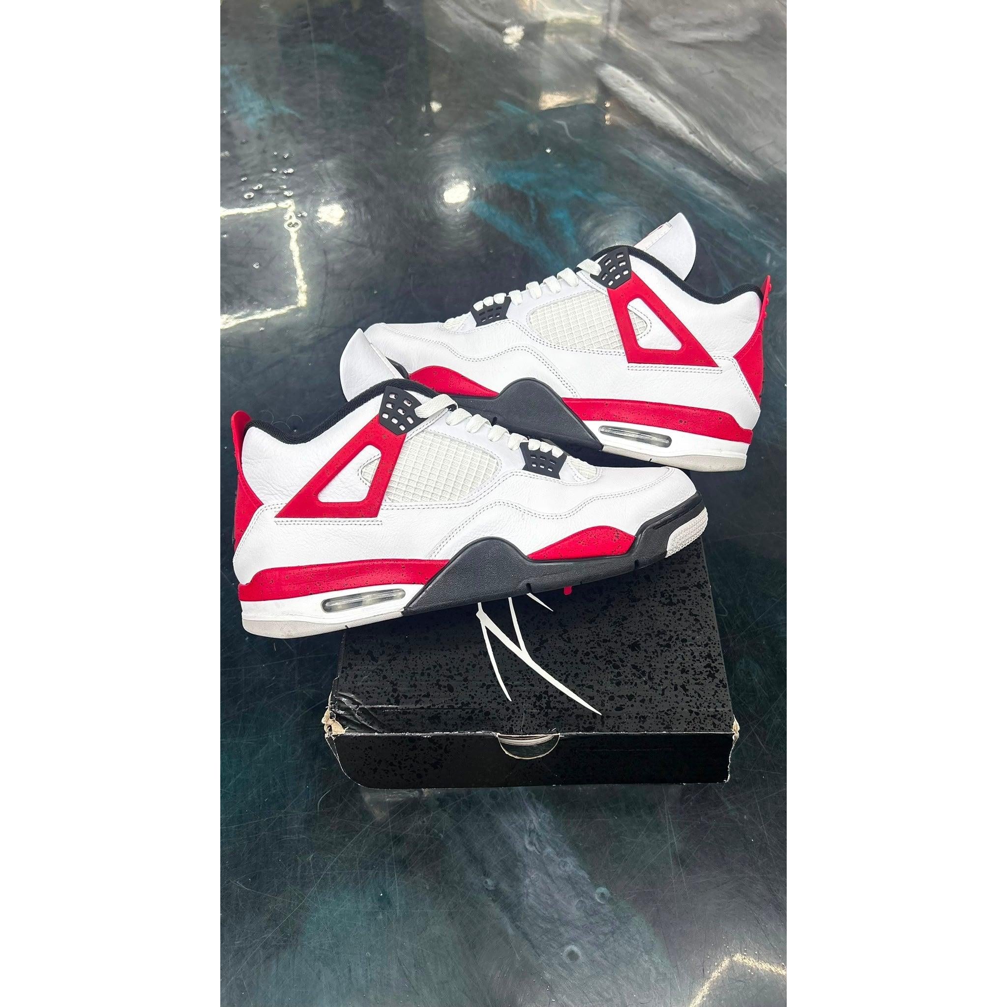 JORDAN 4 RETRO RED CEMENT PRE OWNED SIZE 13