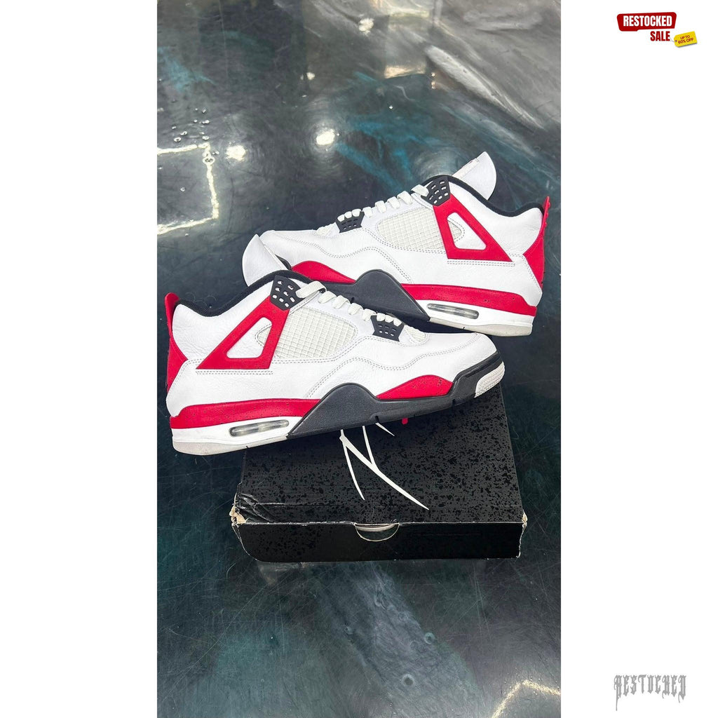 JORDAN 4 RETRO RED CEMENT PRE OWNED SIZE 13