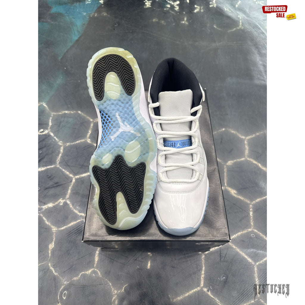 JORDAN 11 RETRO LEGEND BLUE PRE OWNED SIZE 11