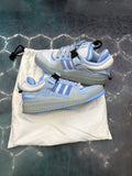 ADIDAS BAD BUNNY FORUM BUCKLE LOW BLUE TINT PRE OWNED SIZE 9.5