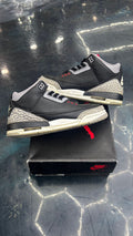 JORDAN 3 RETRO BLACK CEMENT PRE OWNED SIZE 7Y