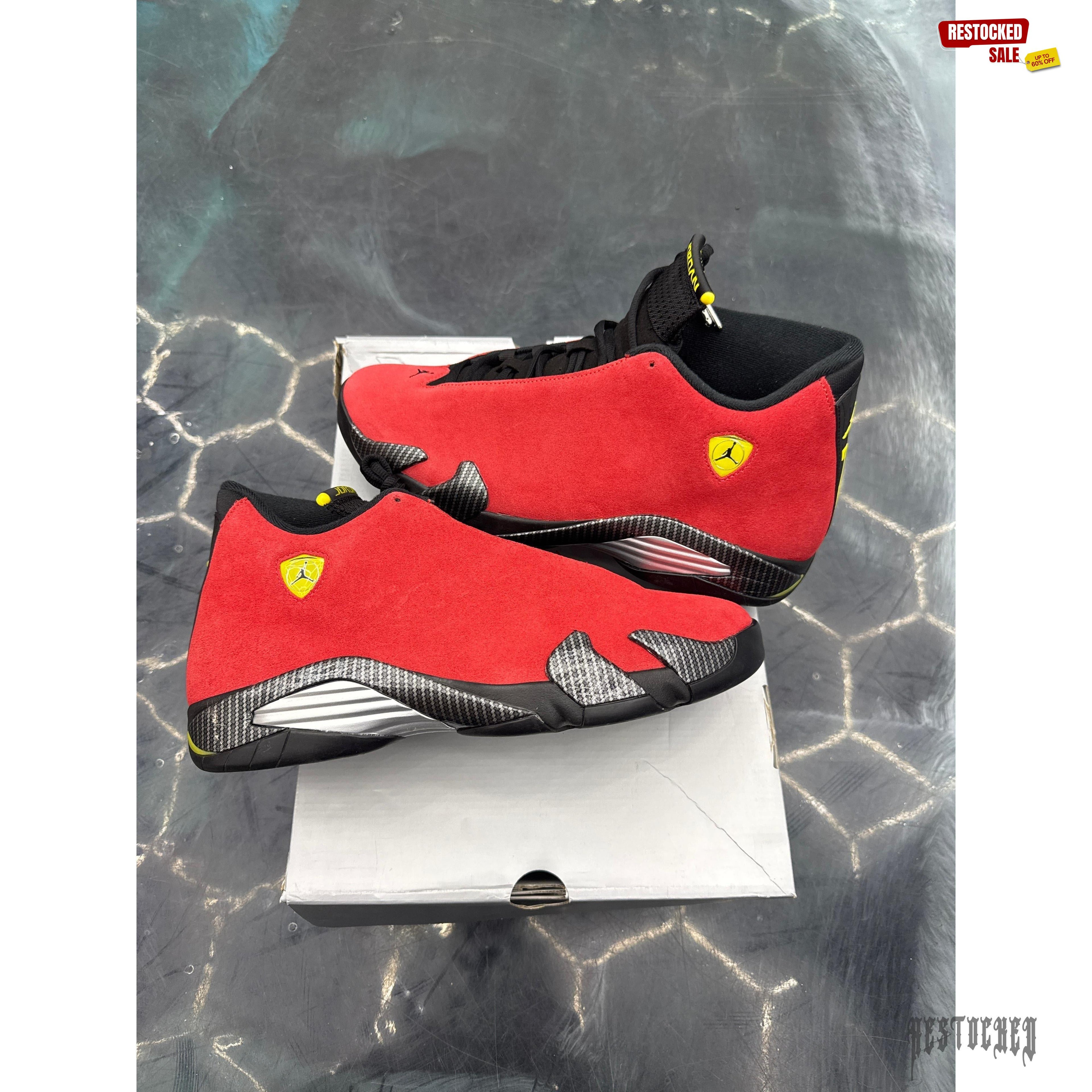 JORDAN 14 FERRARI PRE OWNED SIZE 12