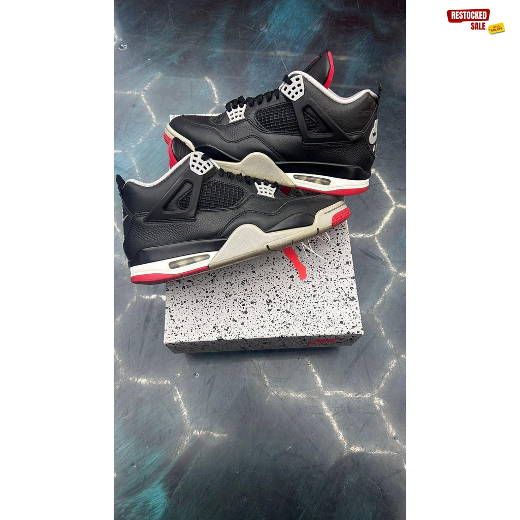 JORDAN 4 RETRO BRED REIMAGINED PRE OWNED SIZE 10