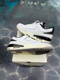 JORDAN 2/3 WHITE BLACK METALLIC SILVER PRE OWNED SIZE 8.5