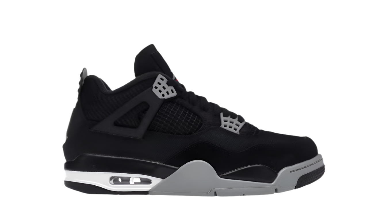 JORDAN 4 RETRO SE BLACK CANVAS