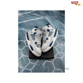 JORDAN 4 RETRO MILITARY BLUE (2024) PRE OWNED SIZE 6.5Y