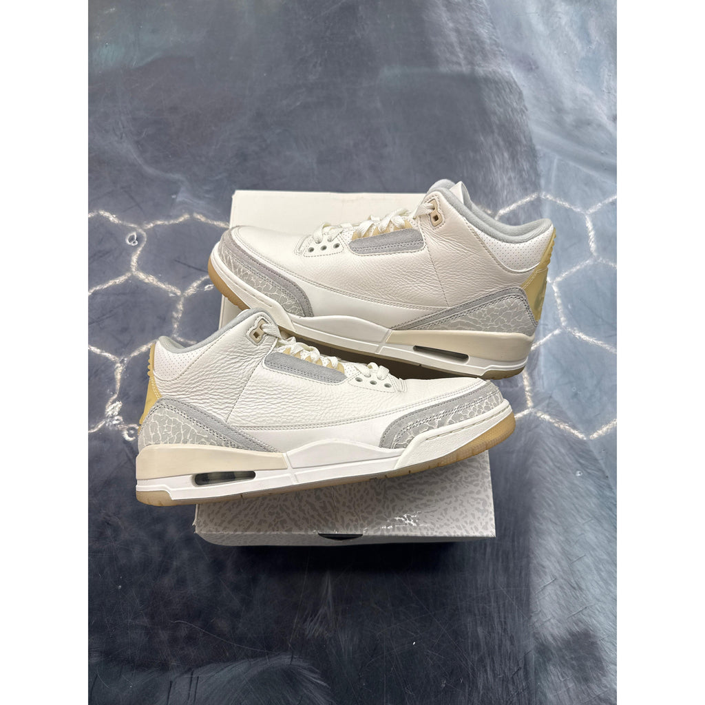 JORDAN 3 RETRO CRAFT IVORY PRE OWNED SIZE 10.5