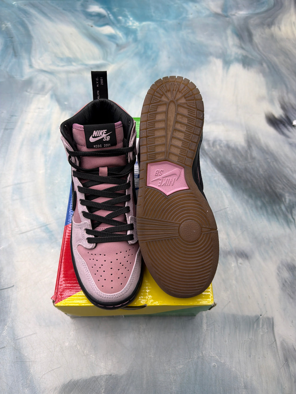 NIKE SB DUNK HIGH PRO KCDC PRE OWNED SIZE 6