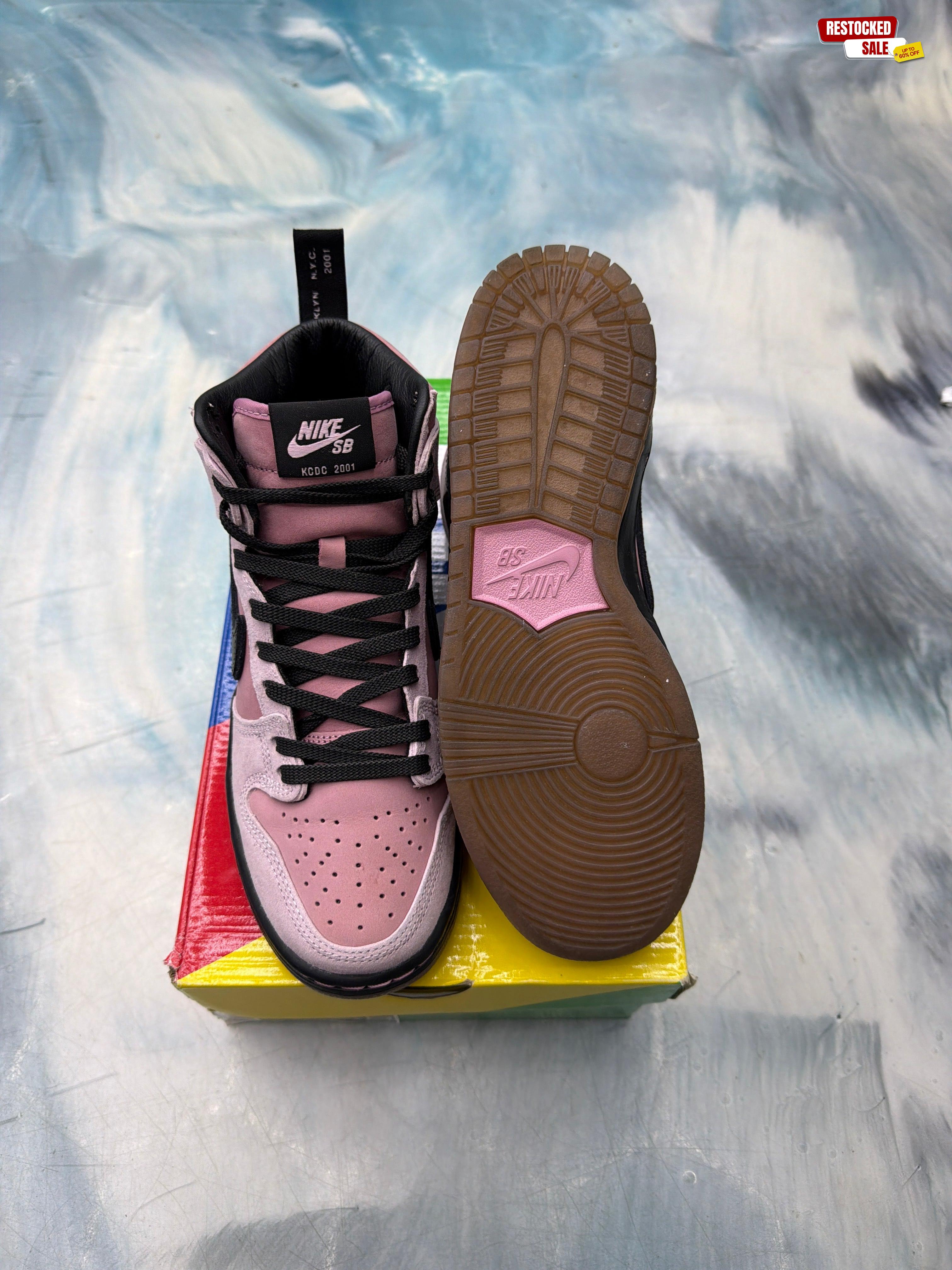 NIKE SB DUNK HIGH PRO KCDC PRE OWNED SIZE 6