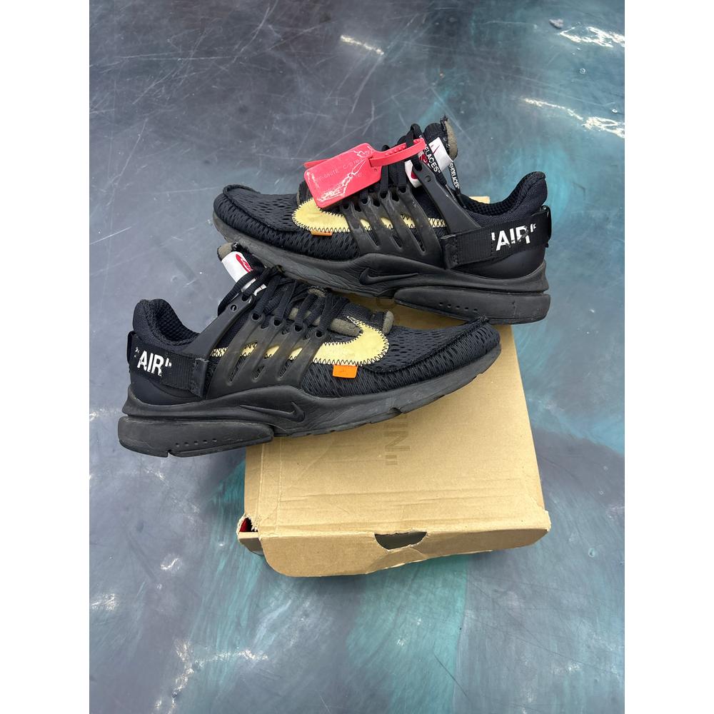 Nike air presto OFF-WHITE BLACK (2018) PRE-OWNED SIZE 11