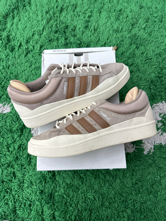 ADIDAS CAMPUS LIGHT BAD BUNNY CHALKY BROWN PRE-OWNED SIZE 11