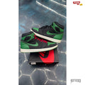 JORDAN 1 RETRO HIGH PINE GREEN BLACK PRE OWNED SIZE 9