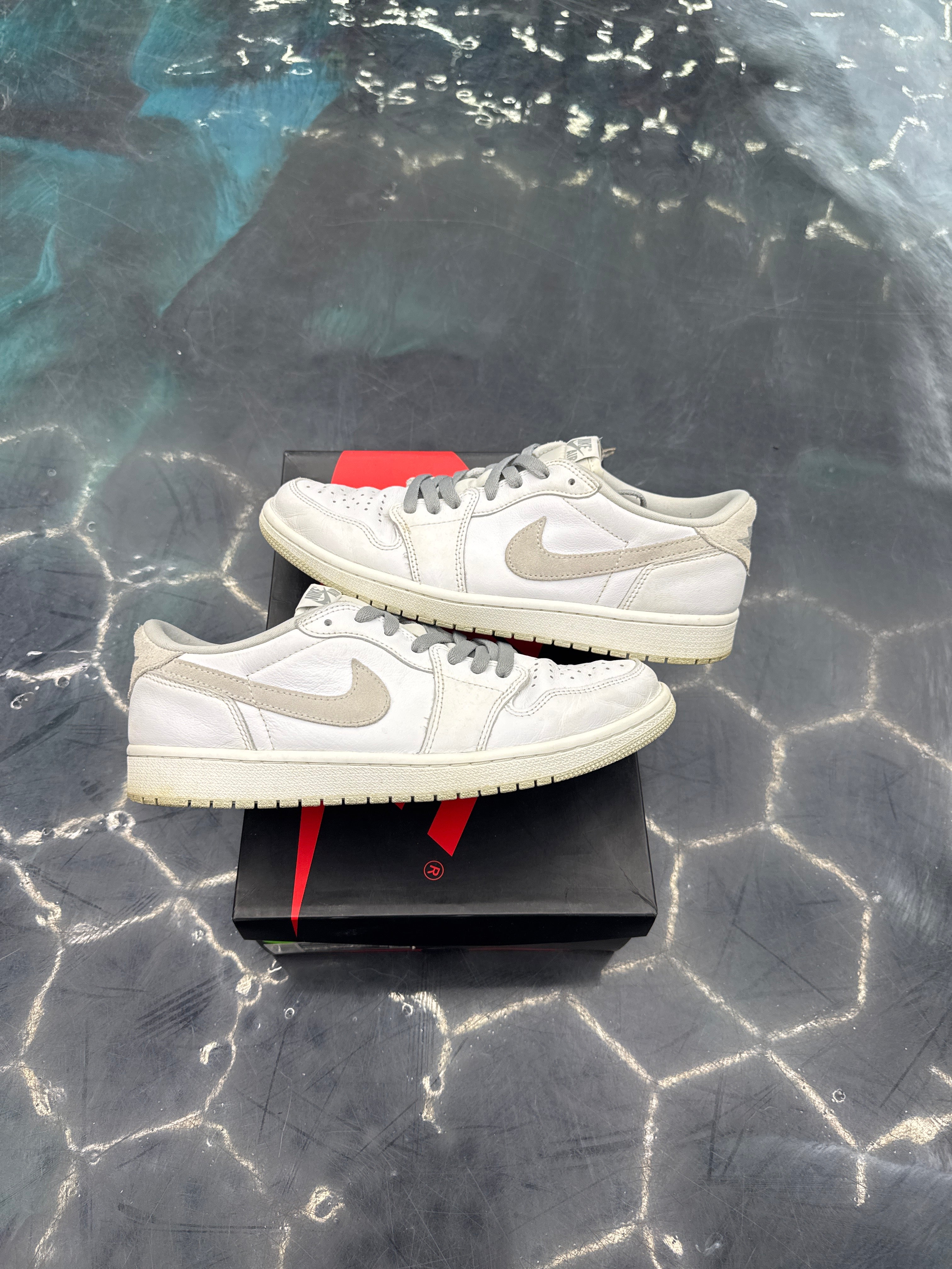 JORDAN 1 LOW OG NEUTRAL GREY (2021/2024) PRE OWNED SIZE 10