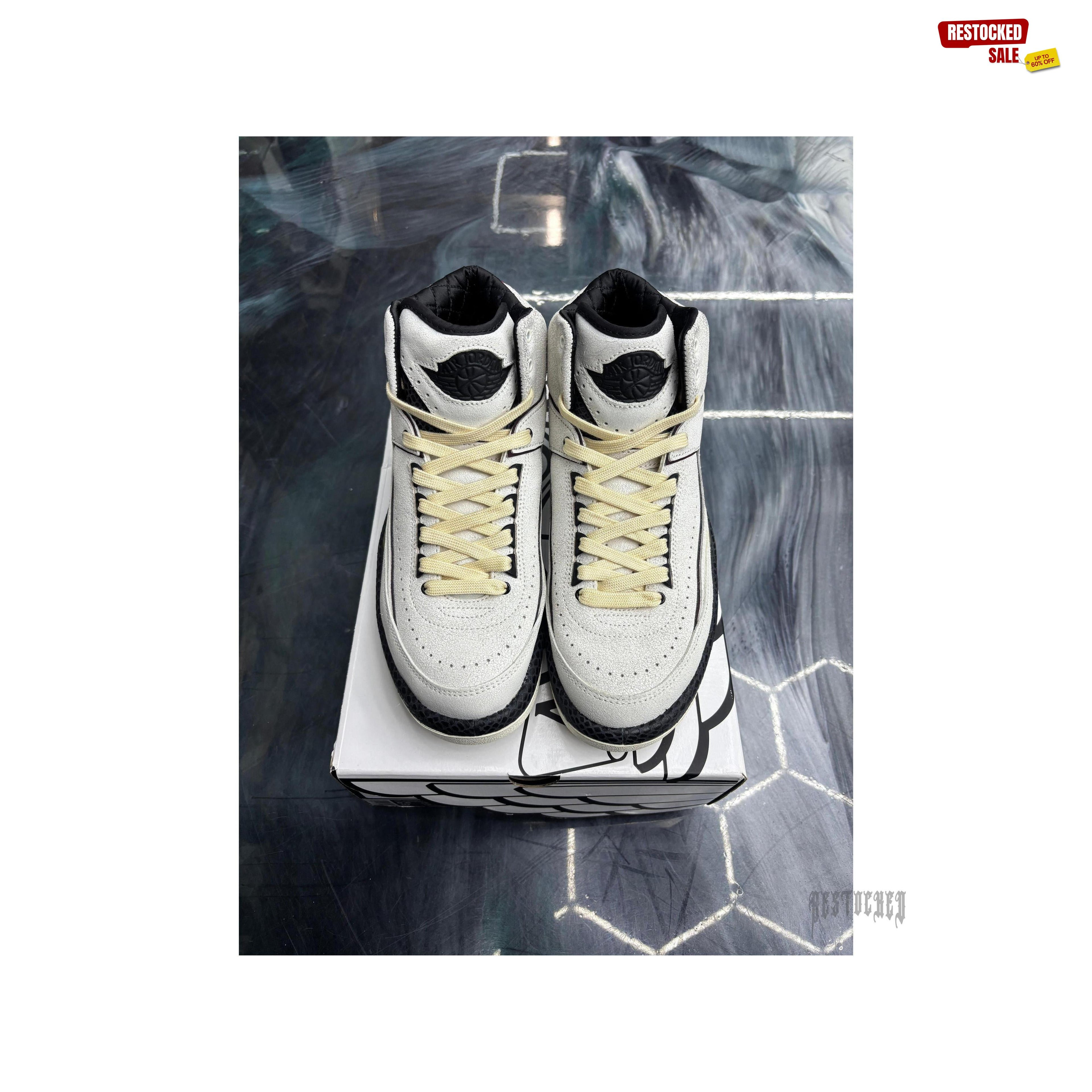 JORDAN 2 RETRO A MA MANIERE AIRNESS PRE OWNED SIZE 8.5