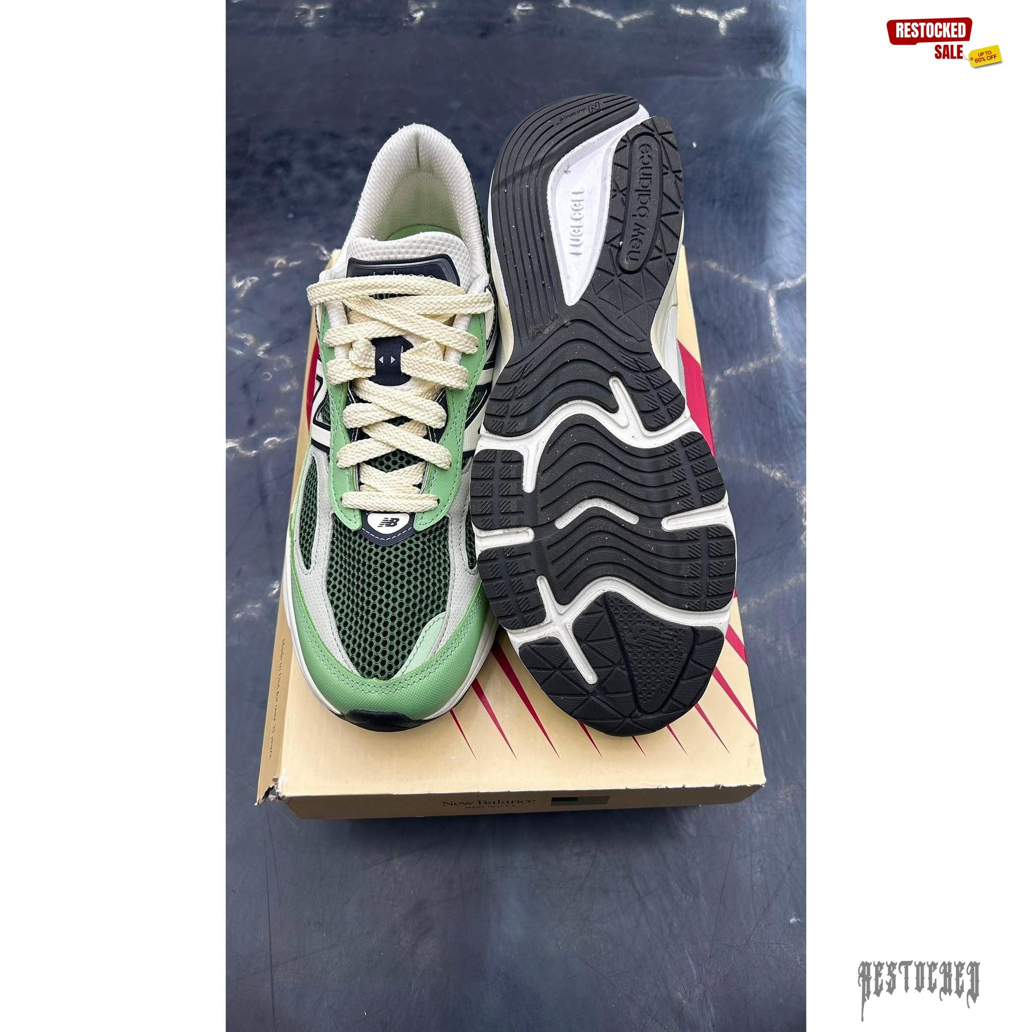 NEW BALANCE 990v6 MIUSA AVOCADO NATURAL MINT PRE OWNED SIZE 10.5