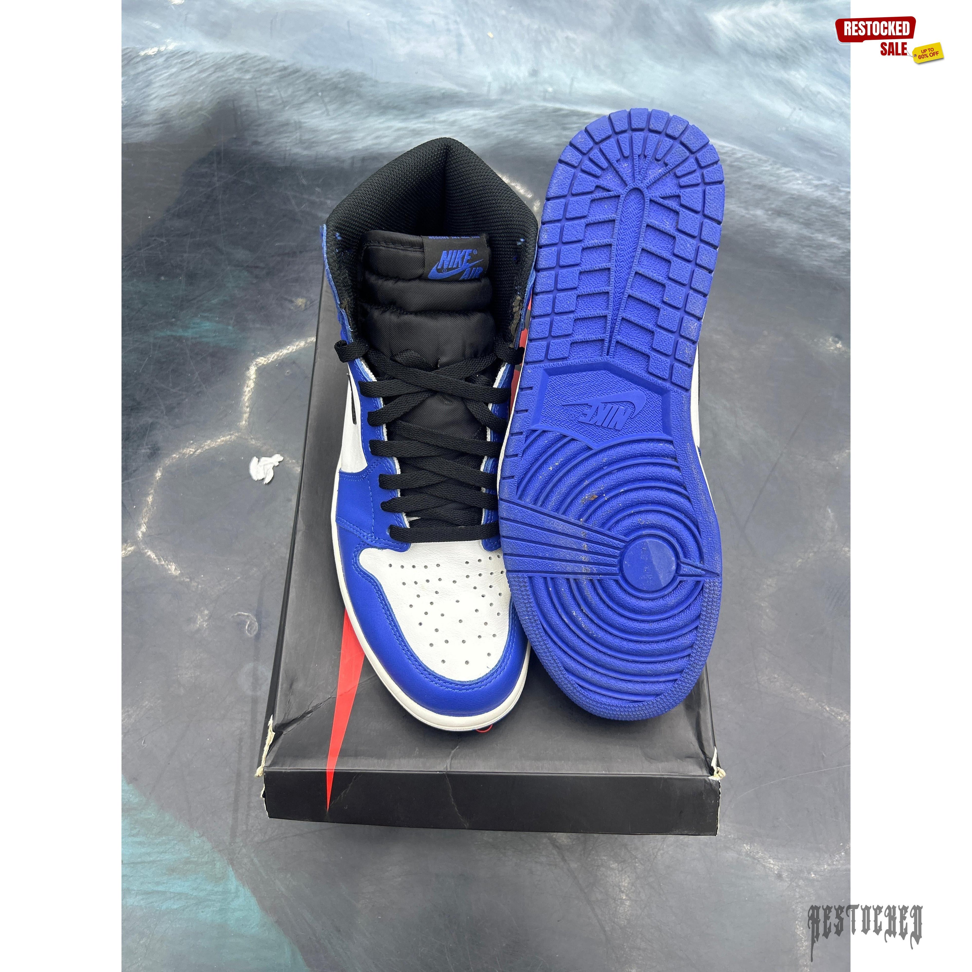 JORDAN 1 RETRO HIGH OG GAME ROYAL PRE OWNED SIZE 10.5