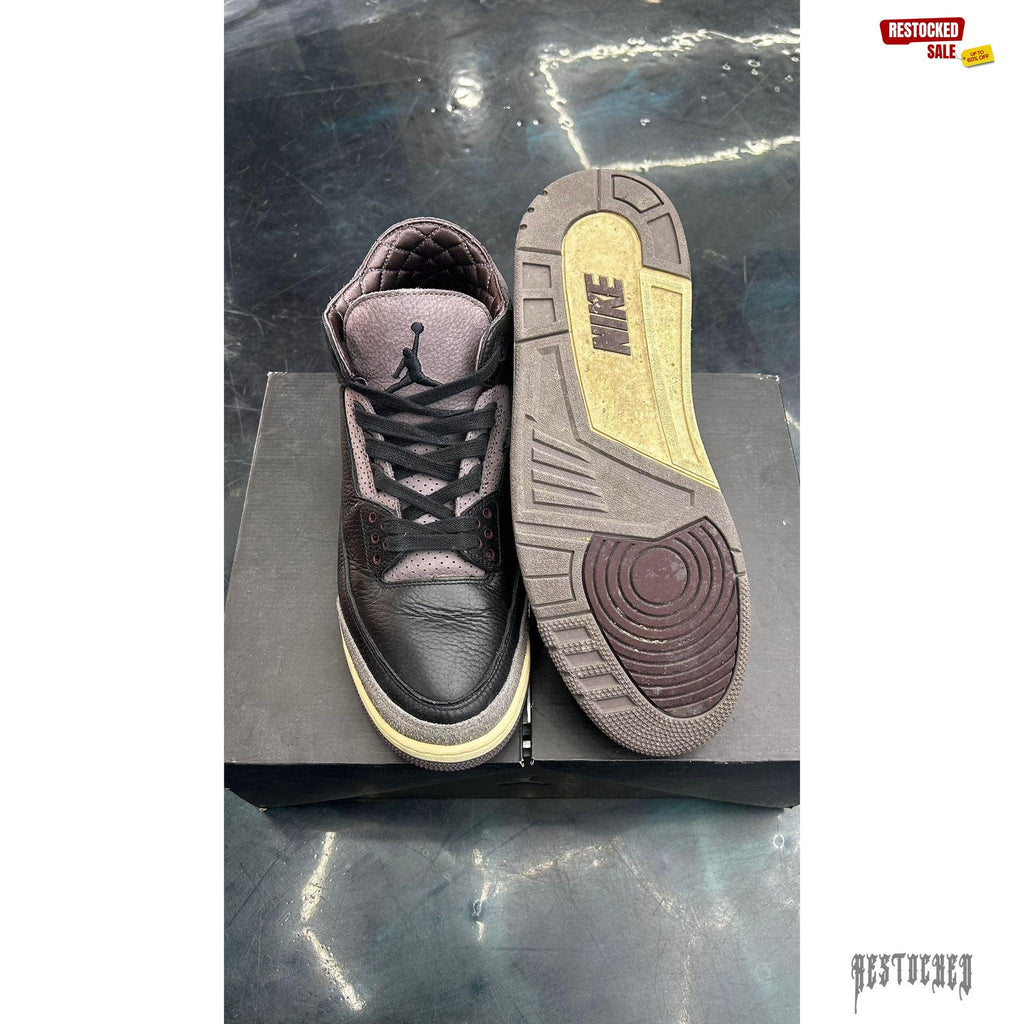 JORDAN 3 RETRO A MA MANIERE WHILE YOU WHERE SLEEPING PRE OWNED SIZE 13.5W 12M