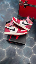 JORDAN 1 RETRO HIGH OG SPIDER MAN ACROSS THE SPIDER VERSE PRE OWNED SIZE 7