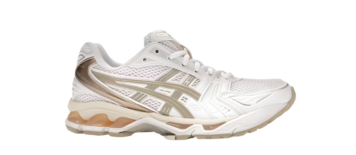 ASICS GEL-KAYANO 14 WHITE SIMPLY TAUPE (WOMEN'S)