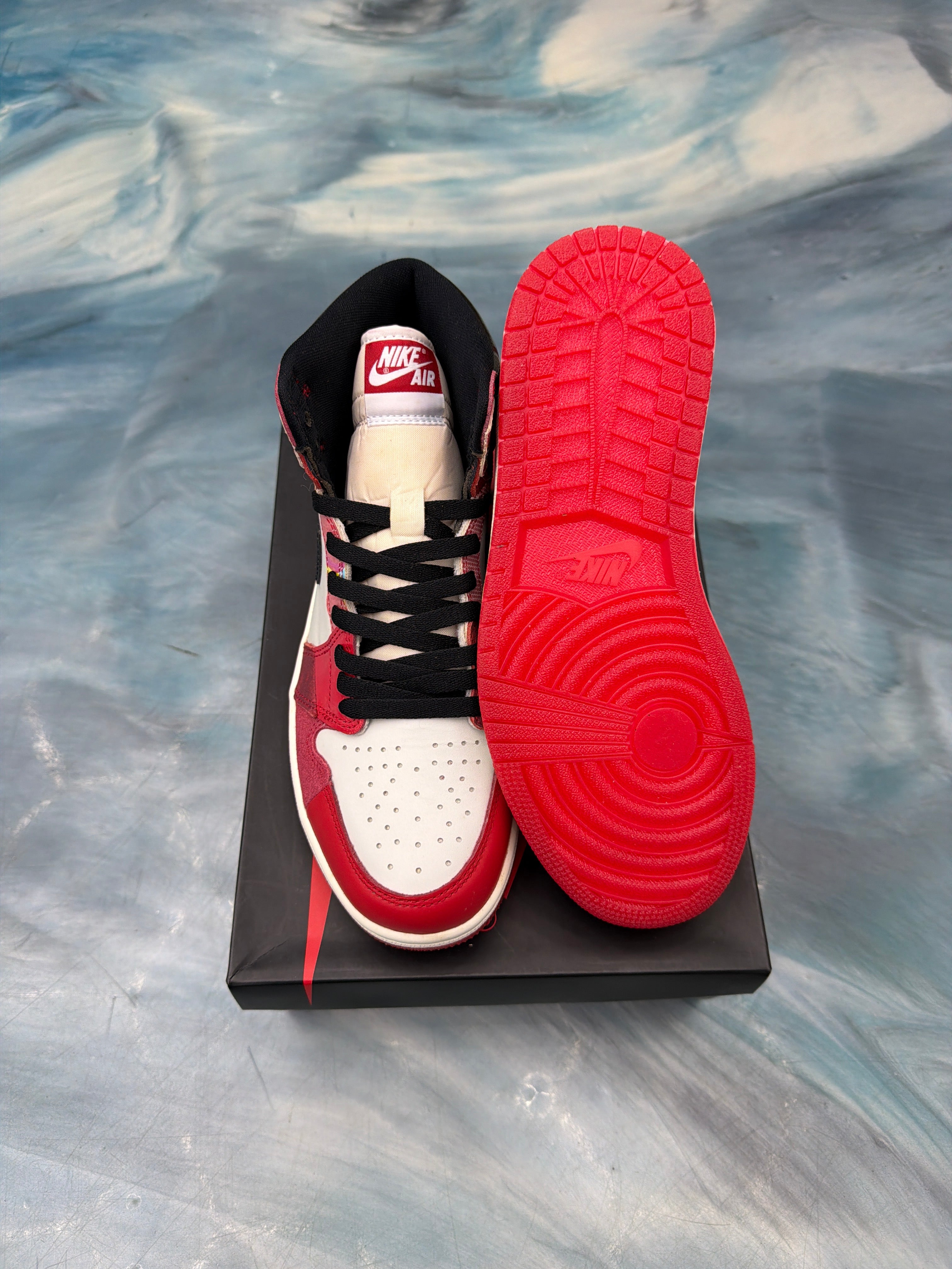 JORDAN 1 RETRO HIGH OG SPIDER-MAN ACROSS THE SPIDER VERSE BRAND NEW SIZE 7.5