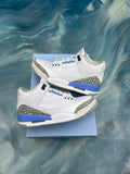 JORDAN 3 RETRO UNC (2020) PRE OWNED SIZE 7.5