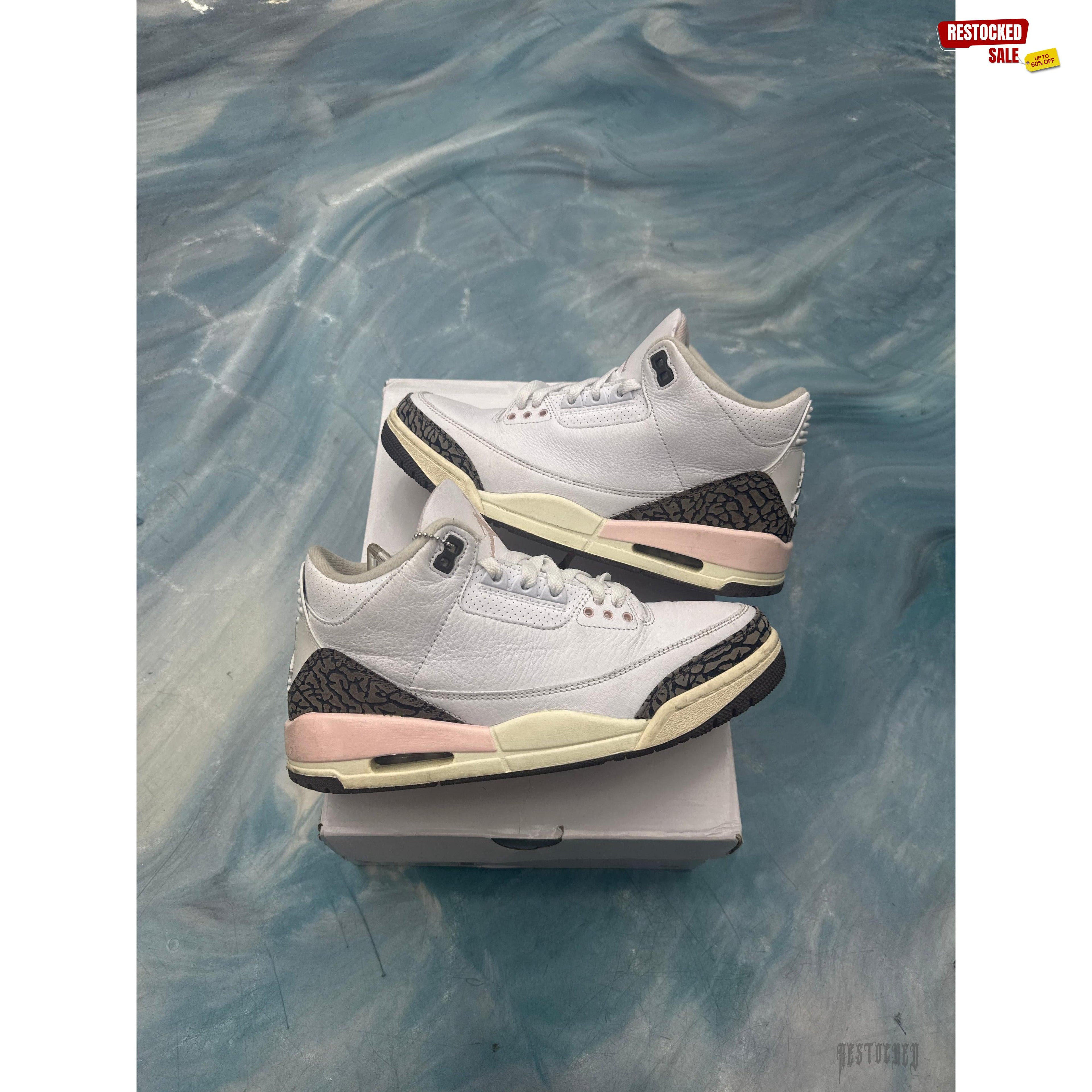 JORDAN 3 RETRO NEAPOLITAN PRE OWNED SIZE 10.5W 8M