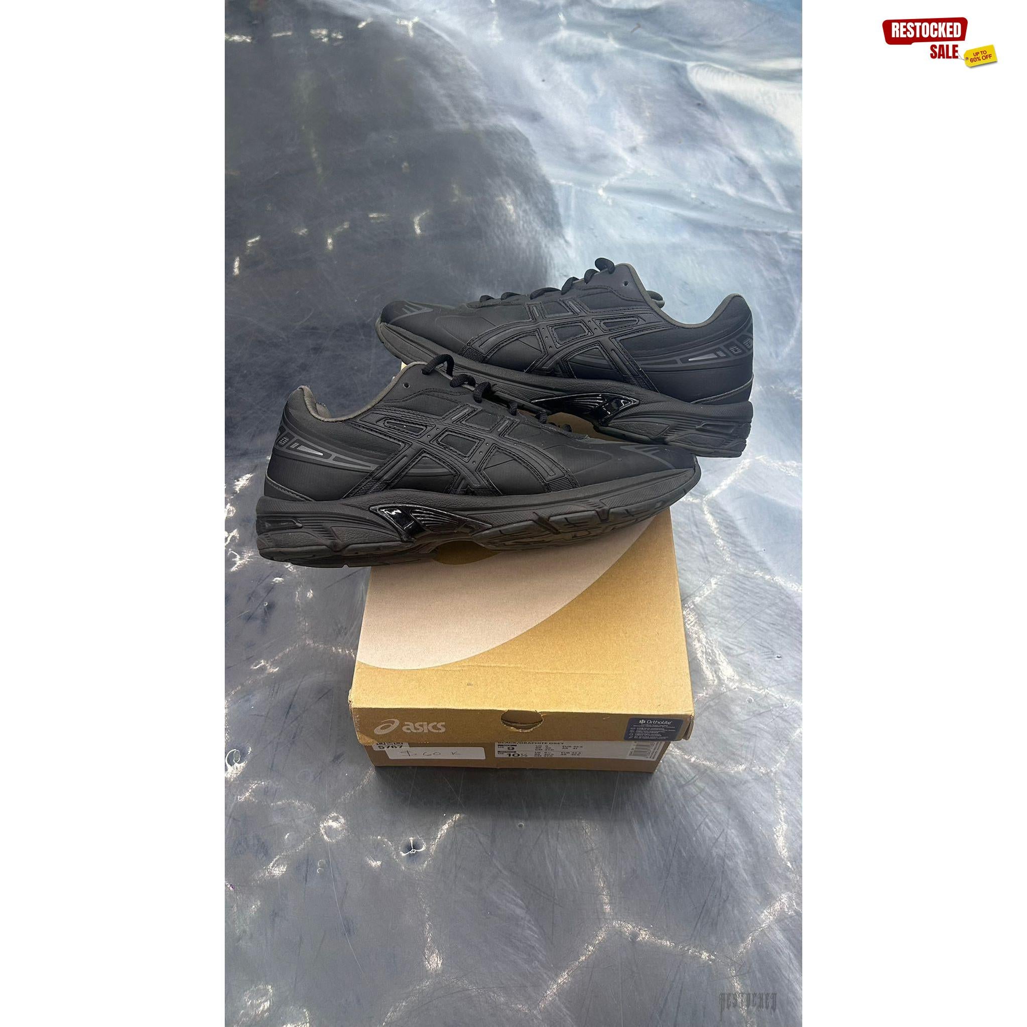 ASICS GEL-1130 NS BLACK PRE OWNED SIZE 9