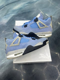 JORDAN 4 RETRO UNIVERSITY BLUE SIZE 10 PRE-OWNED