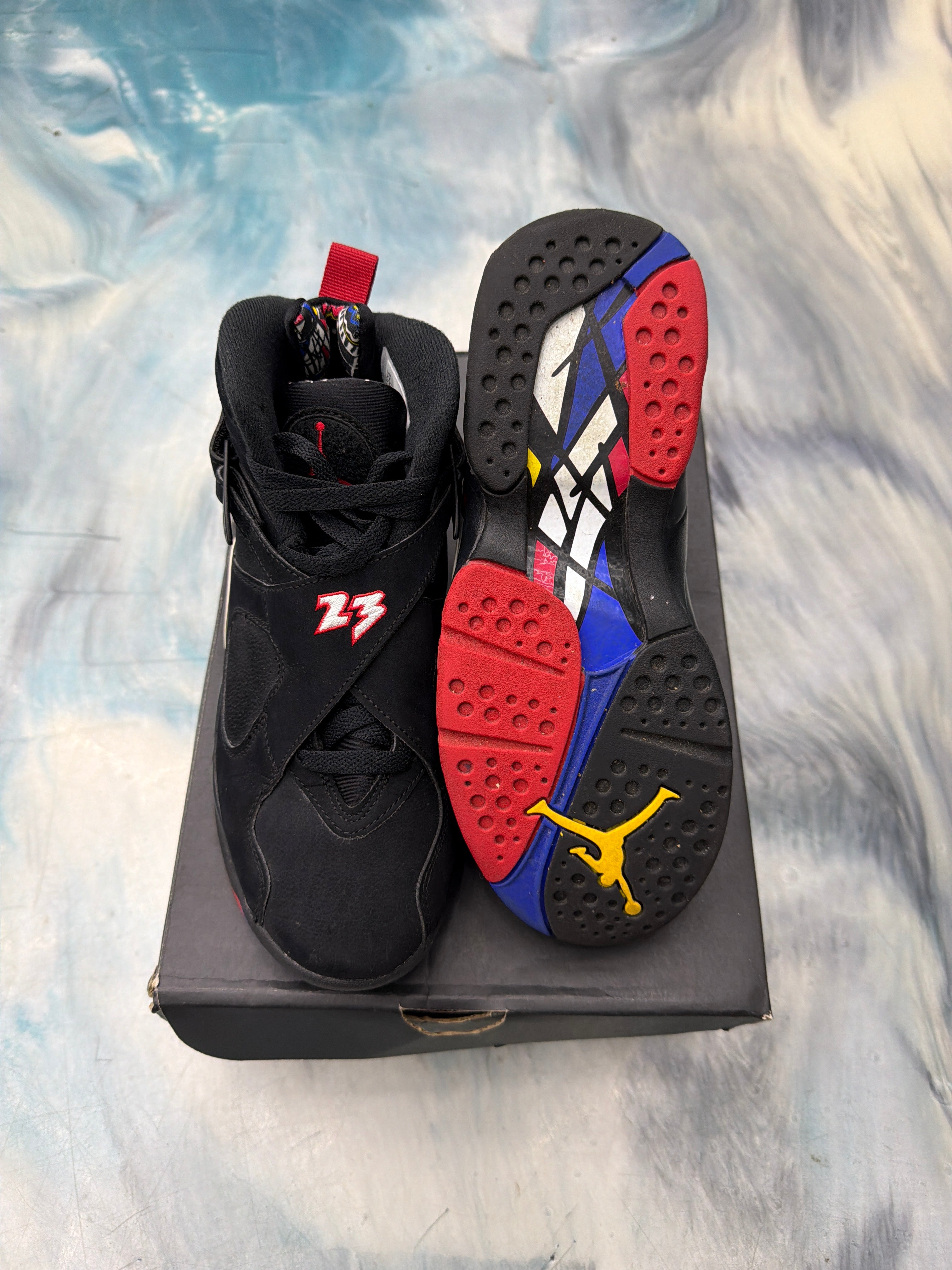 JORDAN 8 RETRO PLAYOFF (2023) GS PRE OWNED SIZE 7Y