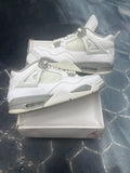 JORDAN 4 RETRO WHITE OREO PRE OWNED SIze 12