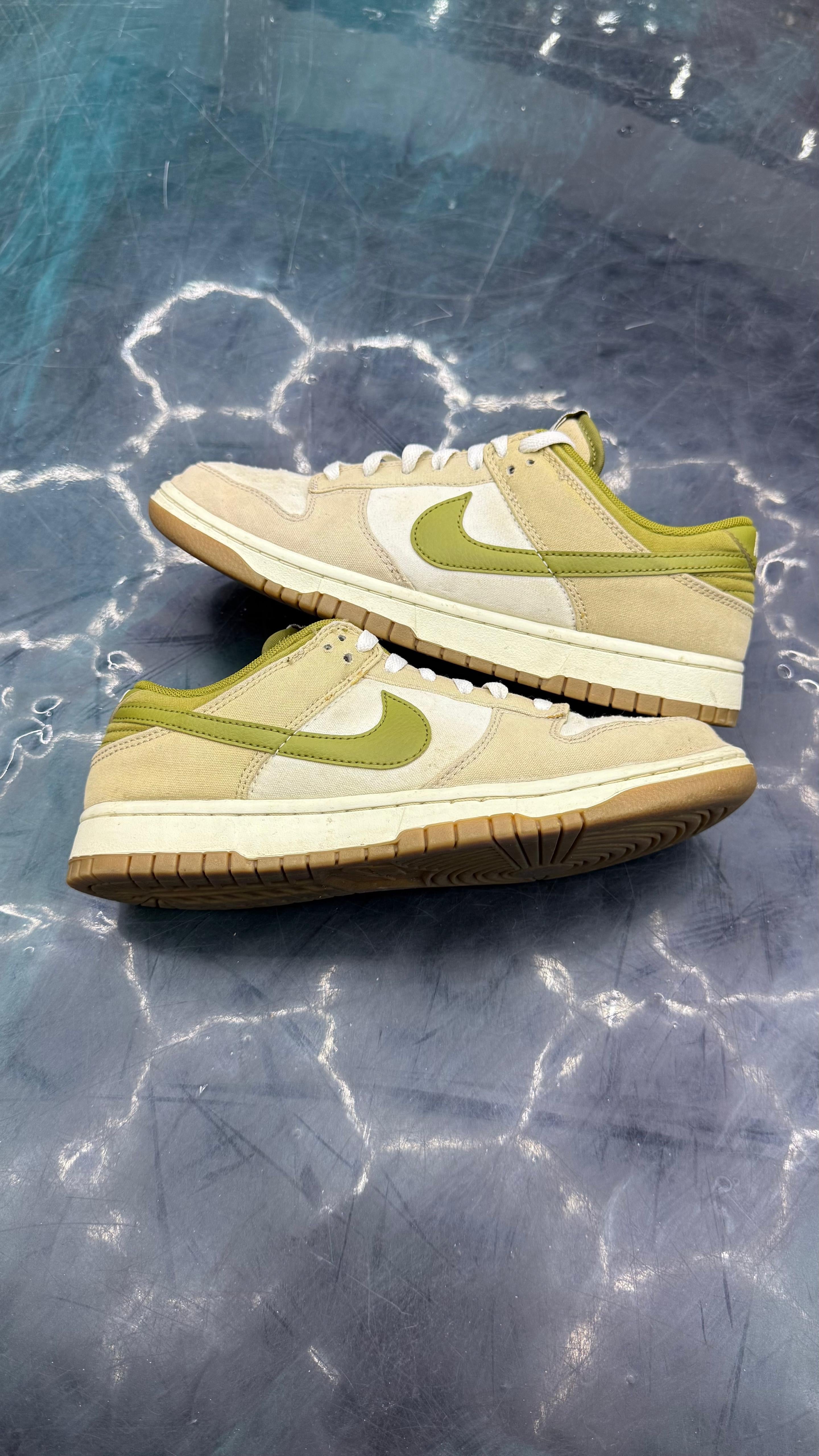 NIKE DUNK LOW SINCE 72 PACIFIC MOSS PRE OWNED SIZE 9 NO BOX