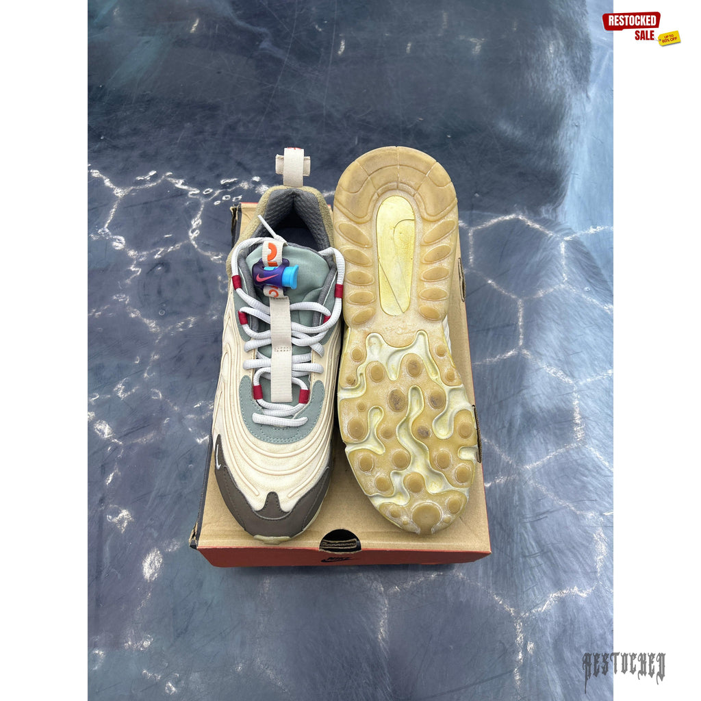 NIKE AIR MAX 270 REACT ENG TRAVIS SCOTT CACTUS TRAIL PRE OWNED SIZE 8