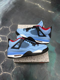 JORDAN 4 RETRO TRAVIS SCOTT CACTUS JACK PRE OWNED SIZE 11 REPLACEMENT BOX