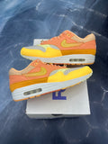 NIKE AIR MAX 1 PUERTO RICO ORANGE FROST SIZE 10 PRE OWNED