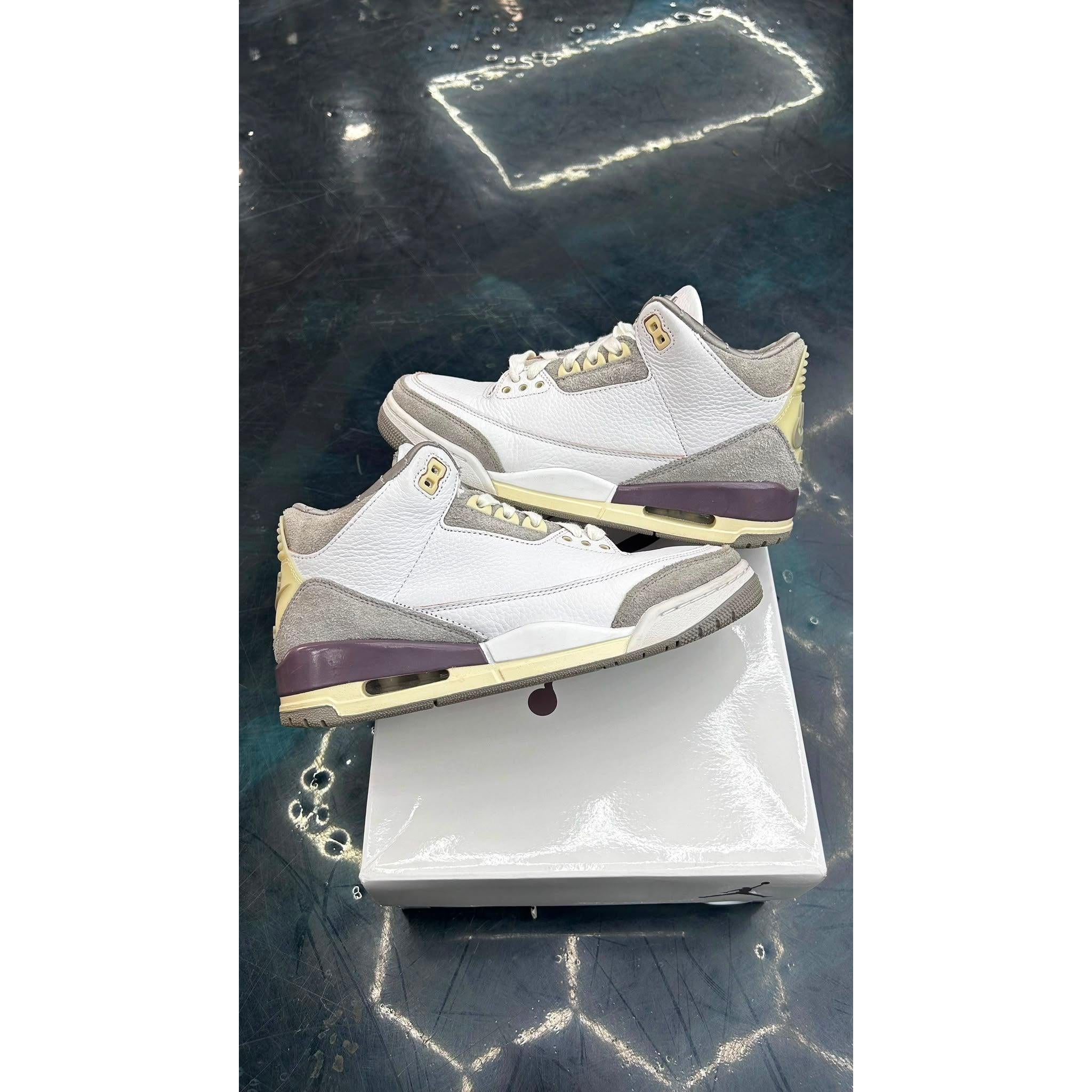 JORDAN 3 RETRO SP A MA MANIERE (WOMENS) PRE OWNED SIZE 8.5W 7M