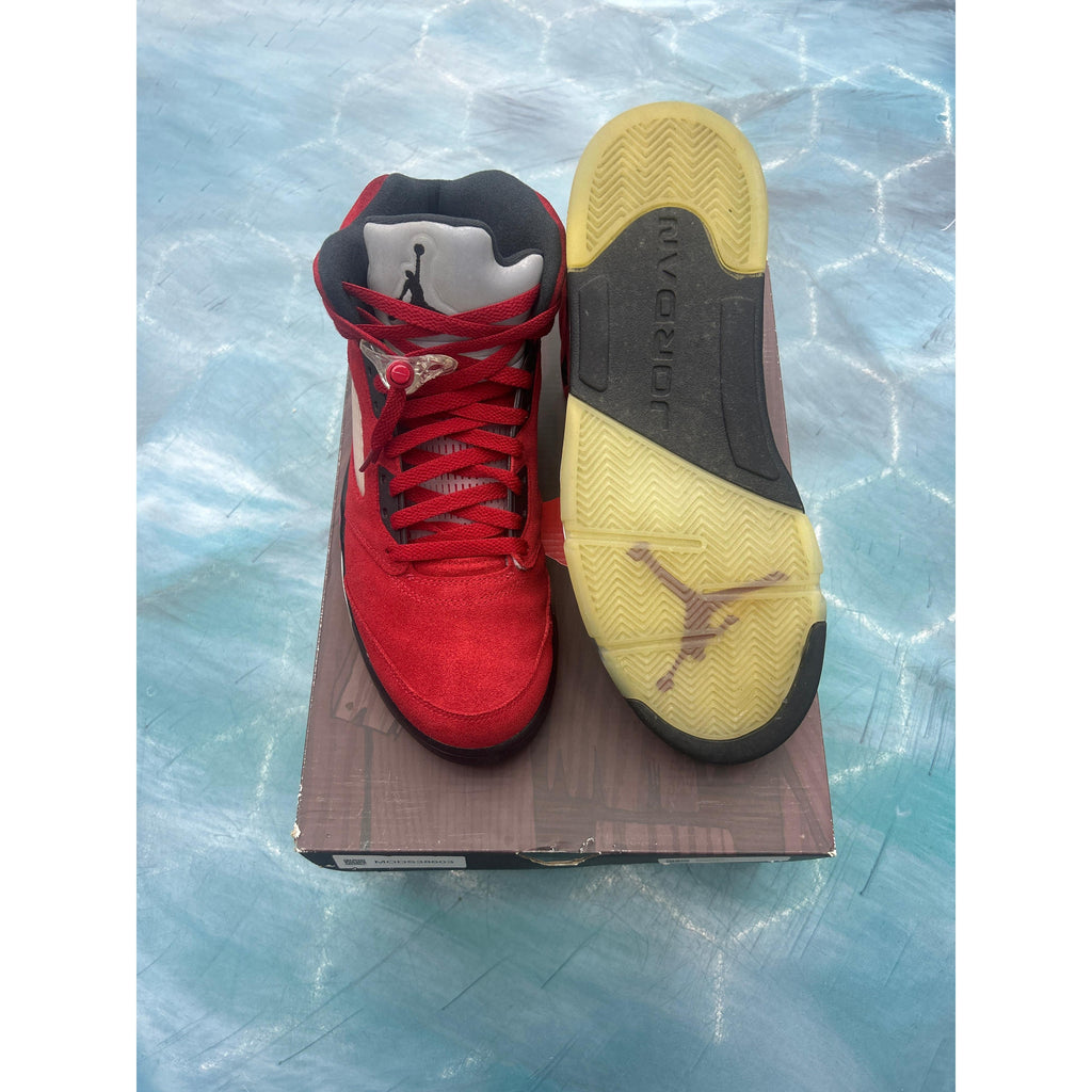 JORDAN 5 RETRO RAGING BULL PREOWNED SIZE 11