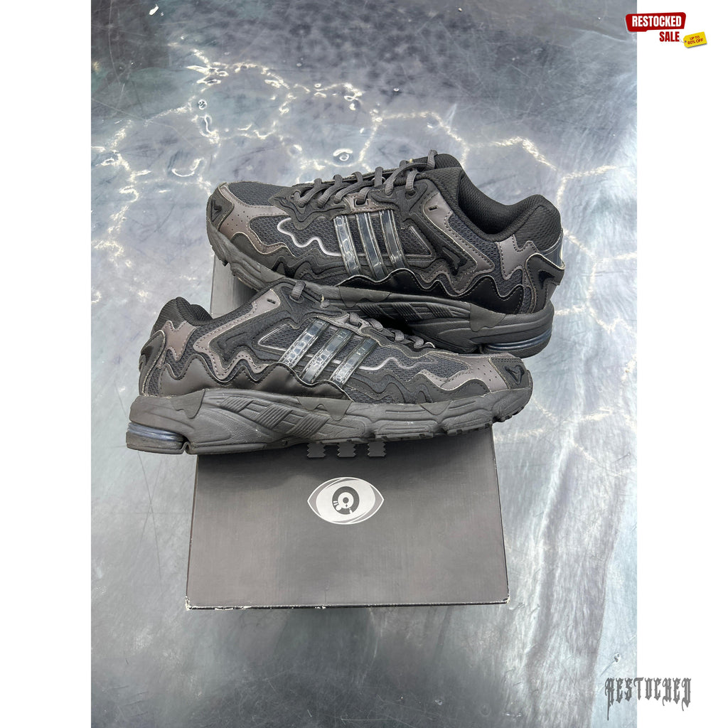 ADIDAS RESPONSE BAD BUNNY TRIPLE BLACK PRE OWNED SIZE 8.5