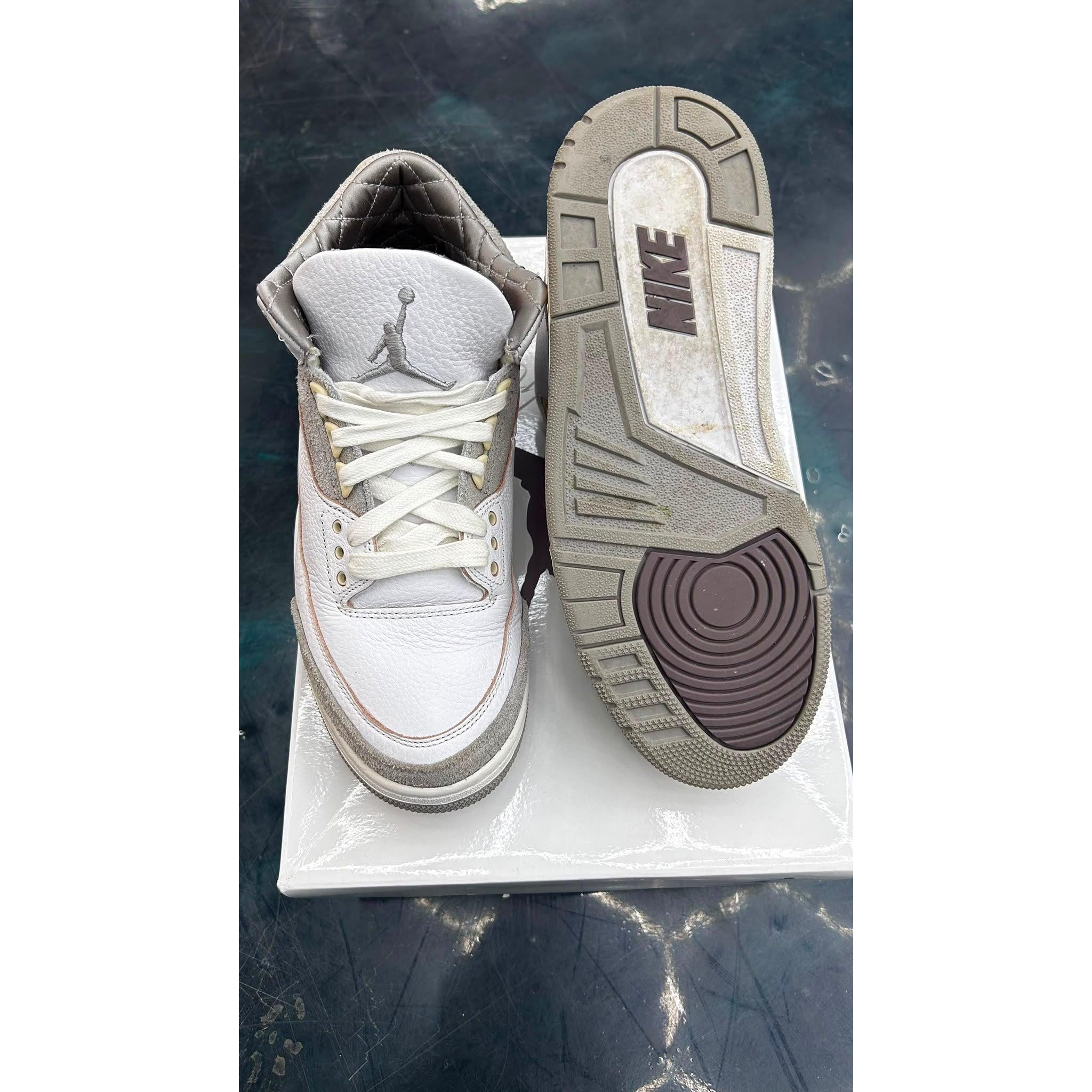 JORDAN 3 RETRO SP A MA MANIERE (WOMENS) PRE OWNED SIZE 8.5W 7M