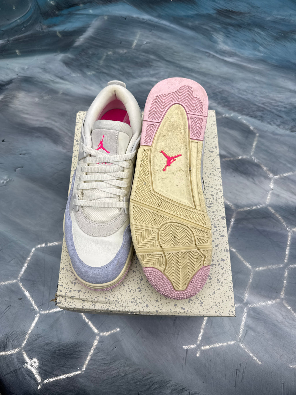 JORDAN 4 RM EASTER (WOMENS) PRE OWNED SIZE 12w