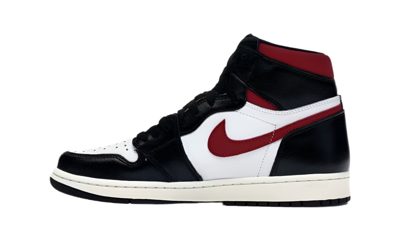 JORDAN 1 RETRO HIGH BLACK GYM RED