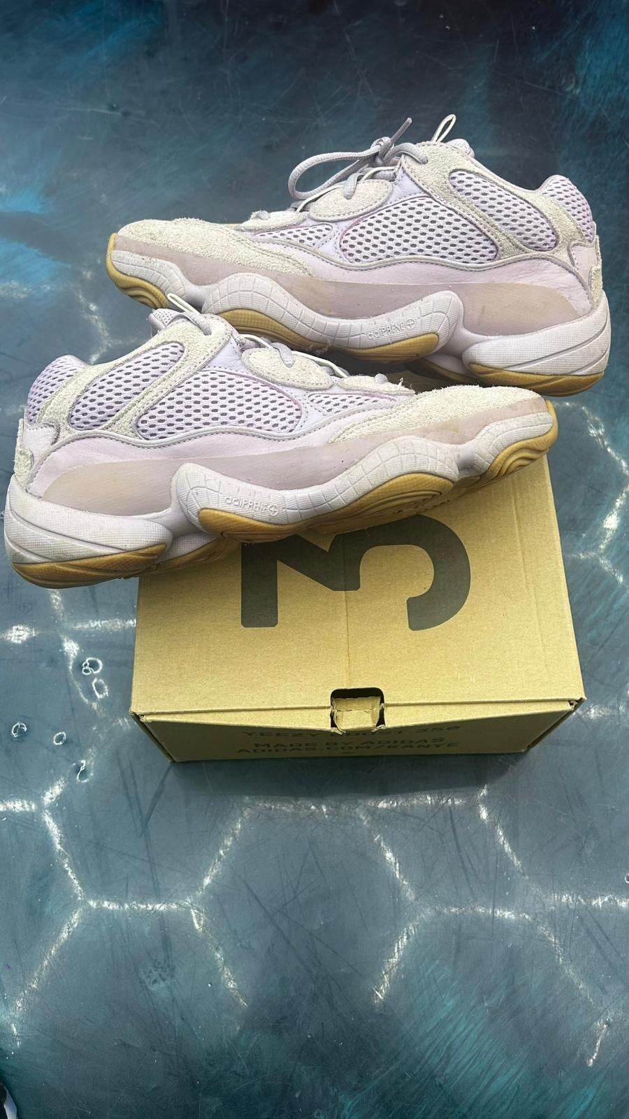 ADIDAS YEEZY 500 SOFT VISIÓN SIZE 9 REP BOX