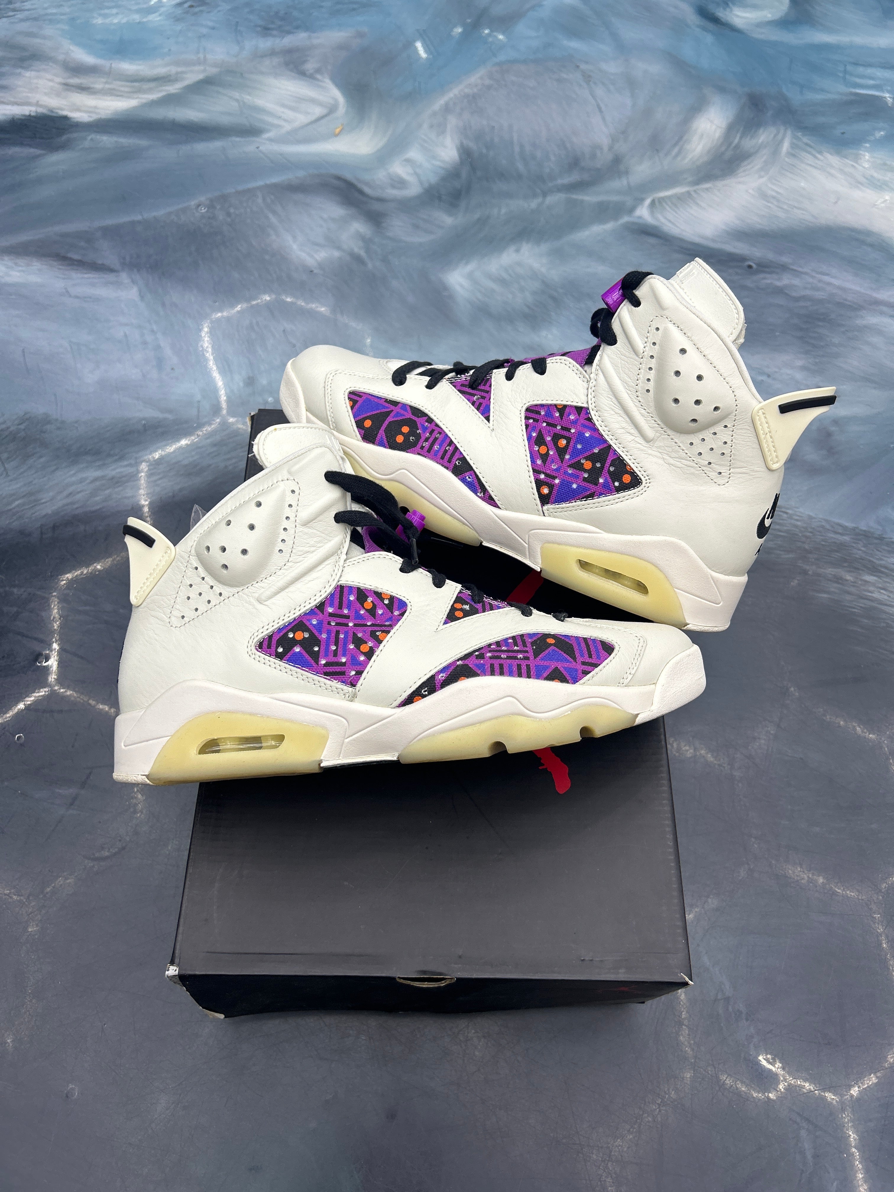 JORDAN 6 RETRO QUAI 54 (2020) PRE OWNED SIZE 12
