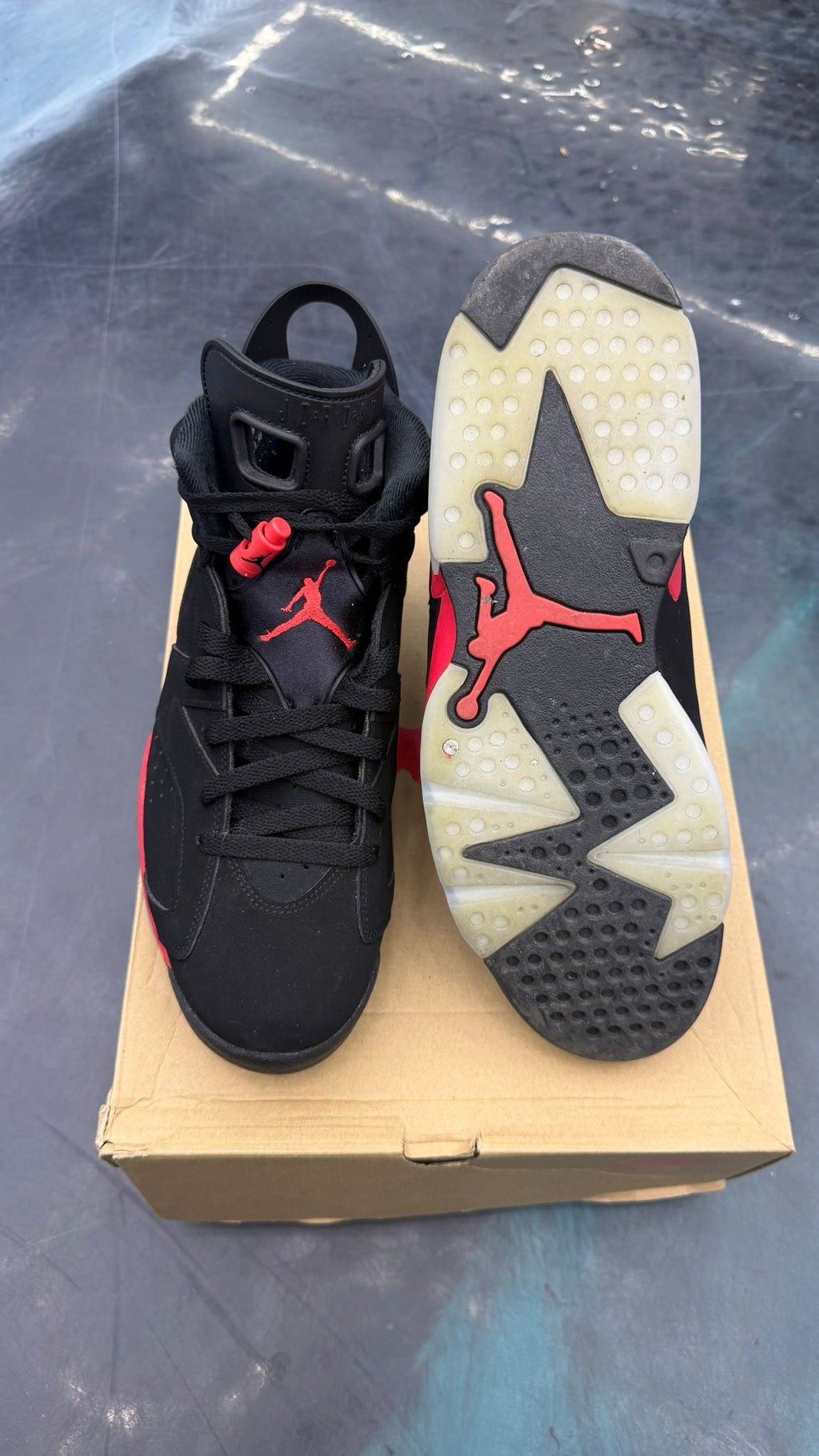 JORDAN 6 RETRO INFRARED SALESMAN PRE OWNED SIZE 11