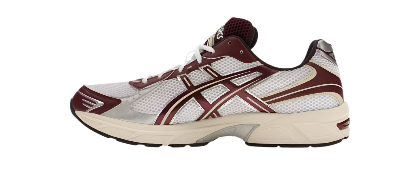 ASICS GEL-1130 WHITE MAROON BANNER