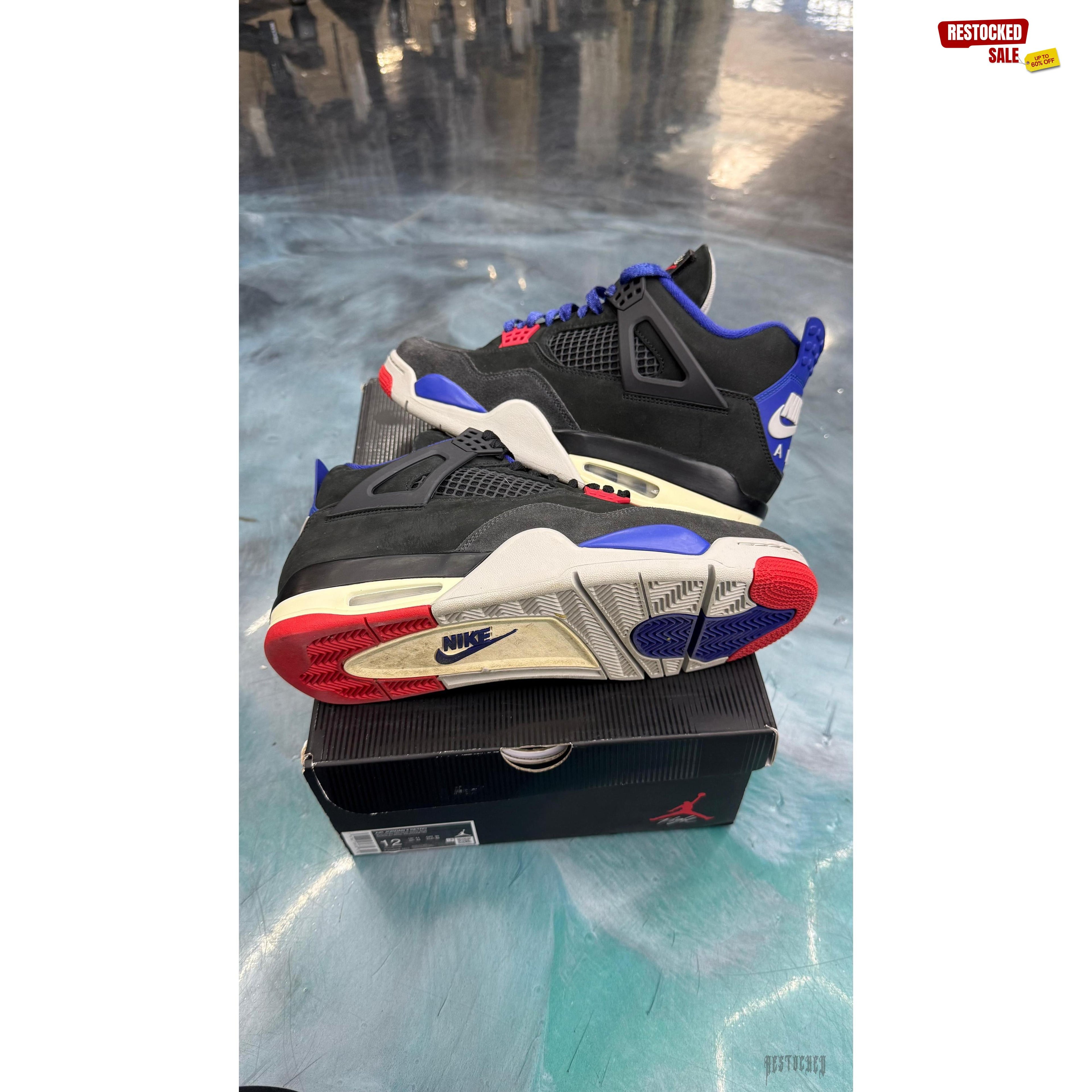 JORDAN 4 RETRO RARE AIR PRE OWNED SIZE 12